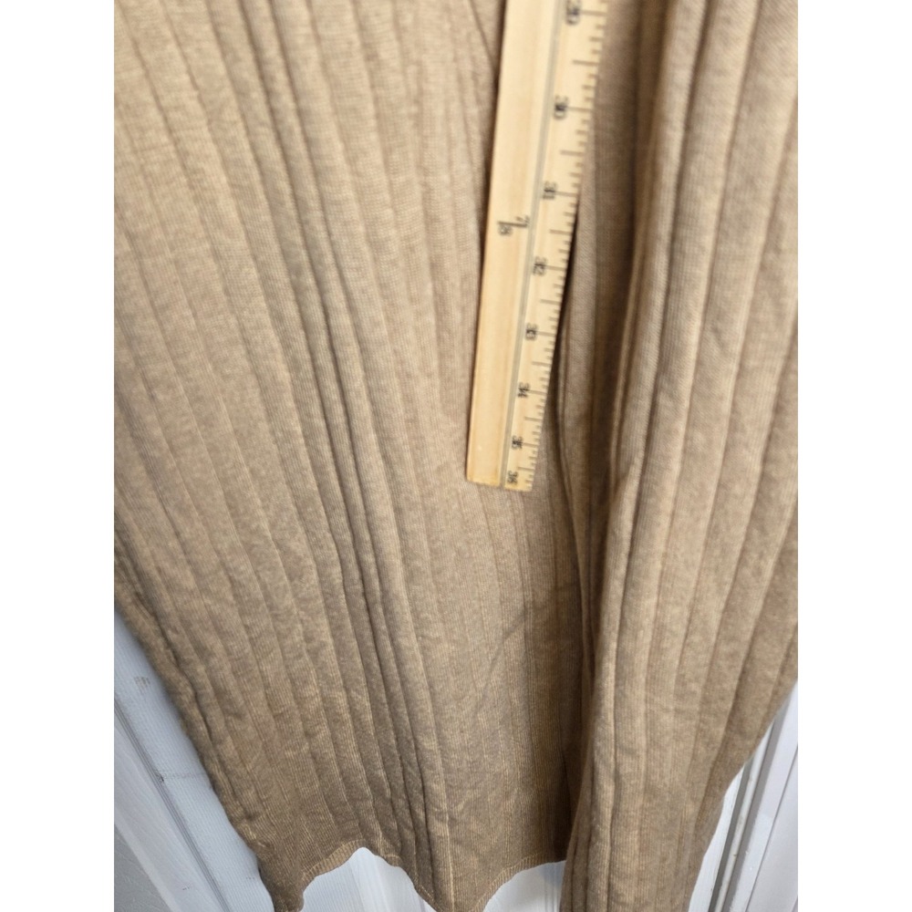 Torrid Knit‎ Sweater Dress Women Size 1X Beige 3/4 Sleeve Boho Stretch Long NEW - Picture 7 of 13